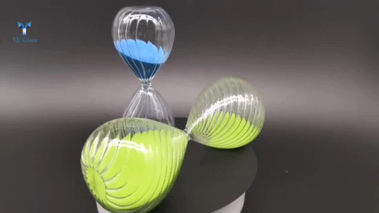 Clessidra personalizzata con timer a sabbia in vetro da 5 minuti, 15 minuti e 30 minuti